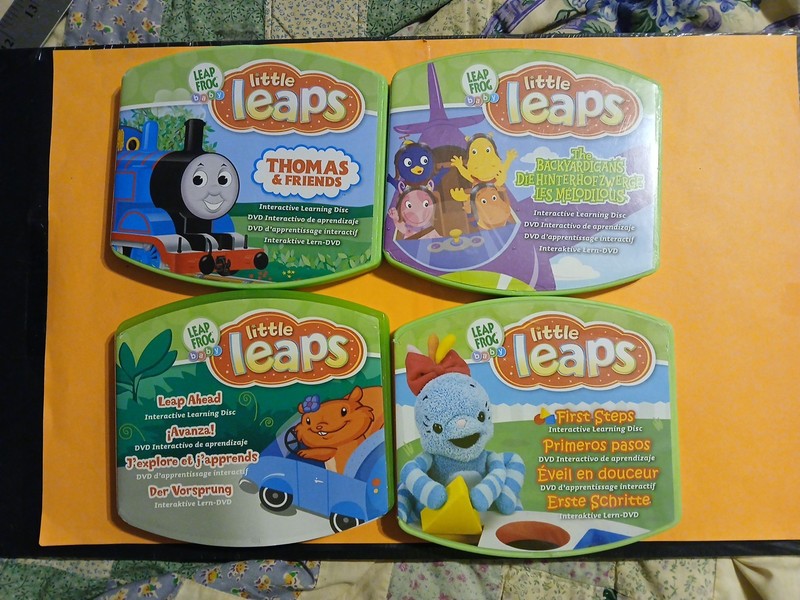 Lot of Leap 4 Frog Baby Little Leaps Thomas first steps Interactive Learnin DVD