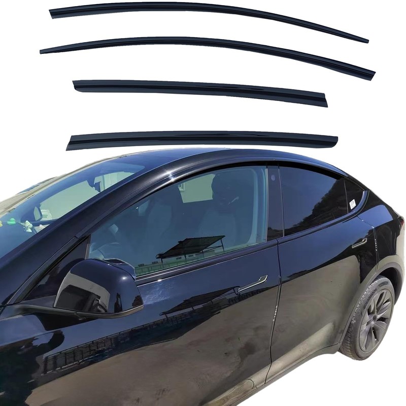 Rain Guards Window Visors for Tesla Model Y 2020 2021 2022 2023 2024 2025 | 4…