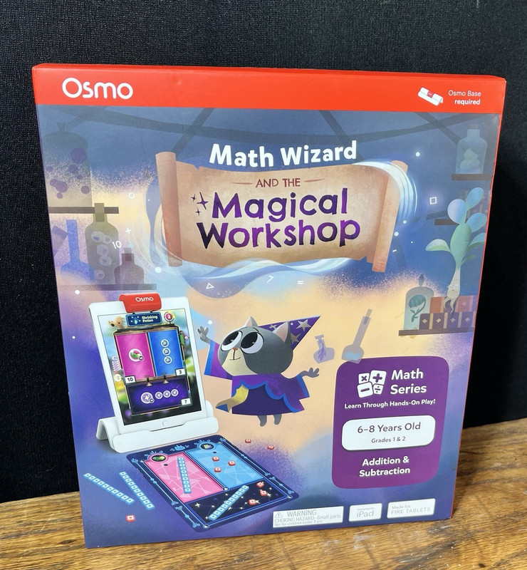 Osmo Math Wizard and the Magical Workshop iPad Fire Tablet Addition Subtraction