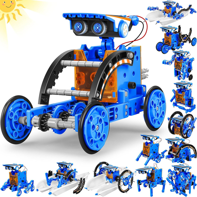 STEM 13-In-1 Toy Science Kit for Kids, Robotics Set STEM Project Boys Age 8-12 gallery