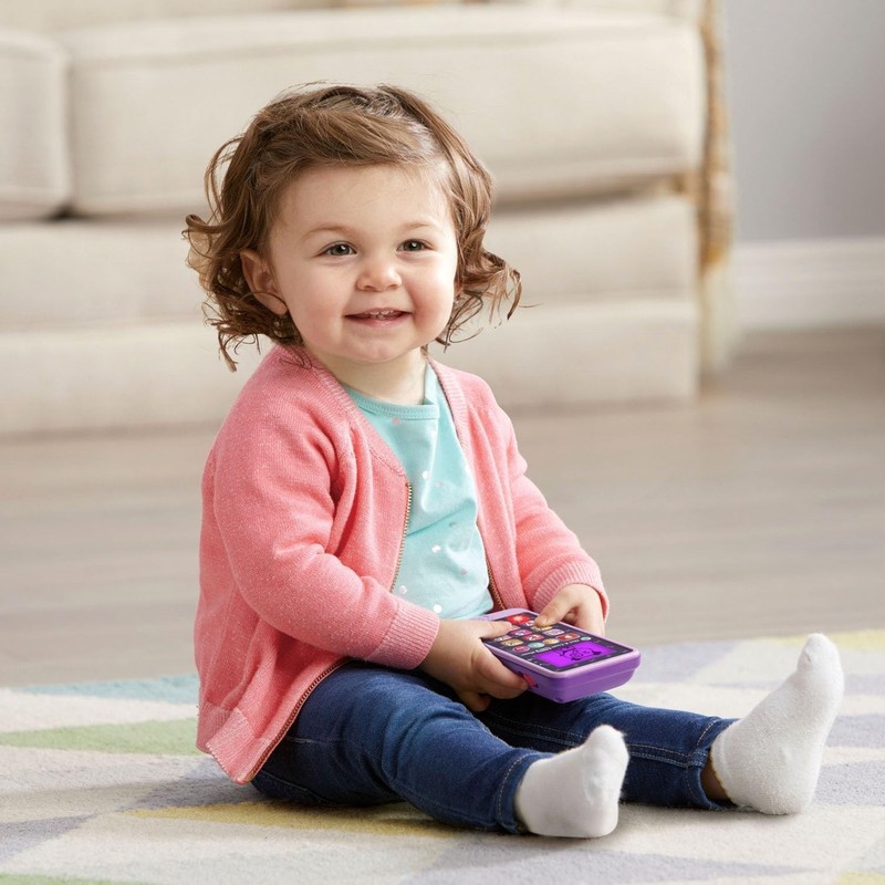 Leapfrog Chat & Count Emoji Phone for Toddlers, Purple, Ages 18 -5 gallery
