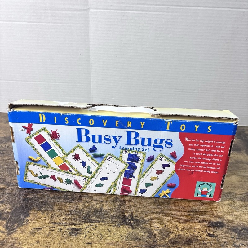 Discovery Toys Busy Bugs Learning Resources Game 2000 Vtg Original Box Complete gallery