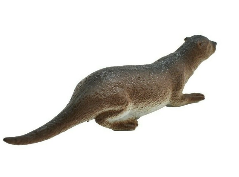 Otter River Realistic Small Toy Model Plastic Replica Forest Animal 5" F6007 gallery