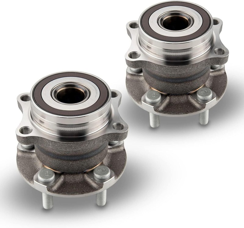 KAX 512401 Pair Rear Wheel Bearing Hub Assemblies Compatible with 2010-2014