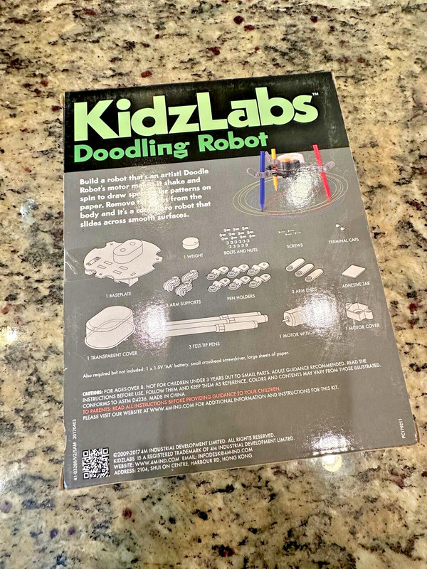 KidzLabs 3 Pack - Tin Car Cable Car/Doodling Robot/ Kitchen Science Kit Ages 8+ gallery