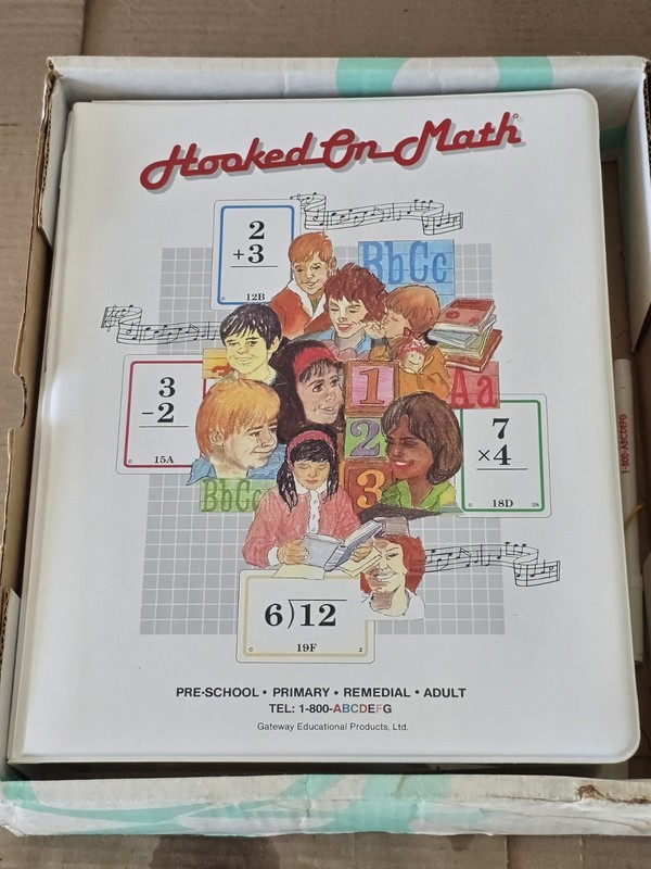 Hooked on Phonics Math Complete Set Books Cassette Tapes & Flashcards Homeschool