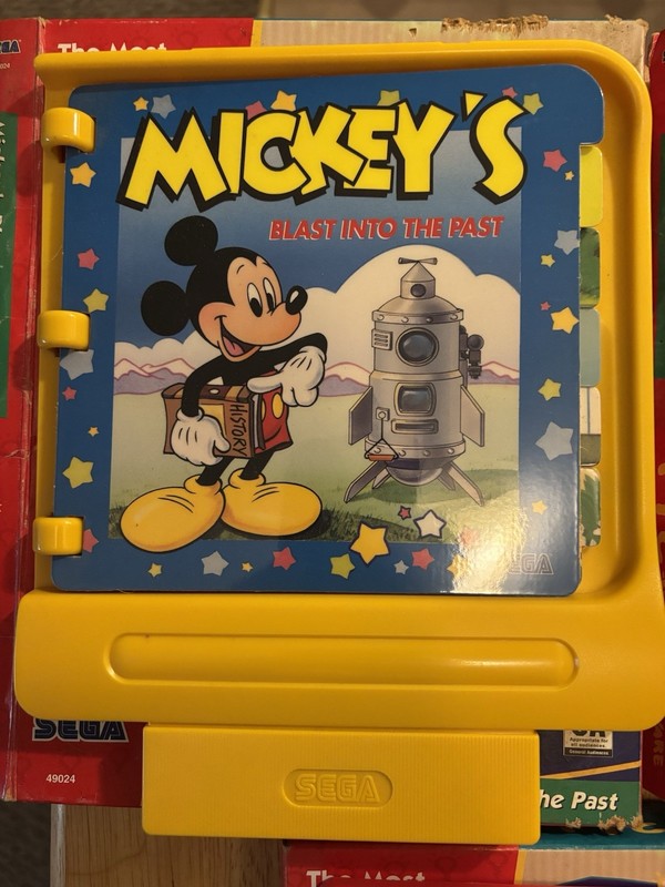 Sega Pico Storyware Lot of 3 Winnie the Pooh Mickey Mouse Ecco Jr Age 3-7 Disney gallery