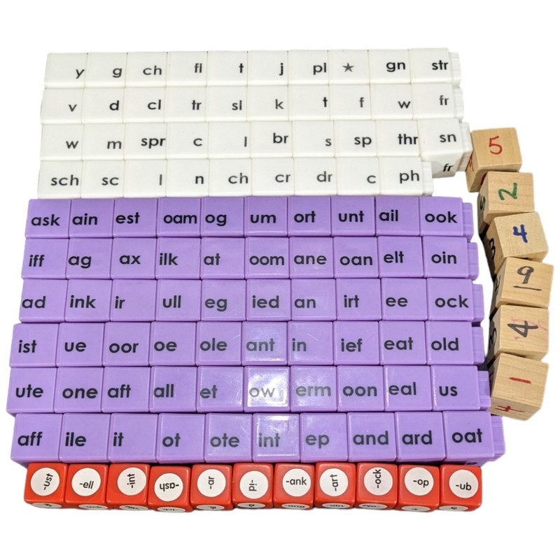 Homeschooling Blocks Word Creation Beginning Ending Elementary School Teachers