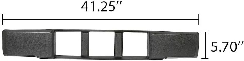 15-17 Ford F150 Front Bumper Lower Grill Grille Trim Panel Compatible With Ford- gallery