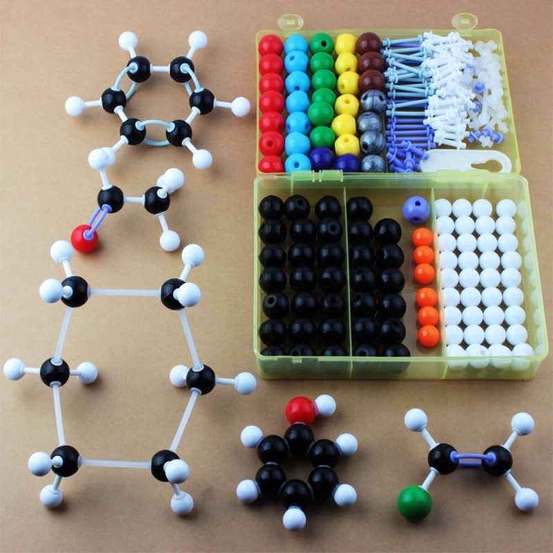 266pcs Molecular Model Organic/inorganic Molecular Structure Model Kits Suitable