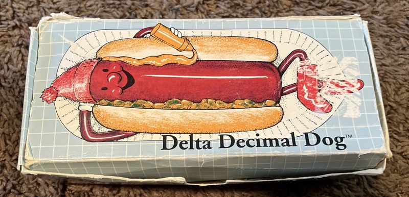 Vintage 1991 Delta Decimal Dog, Fast Food For Thought, Delta Education Inc.