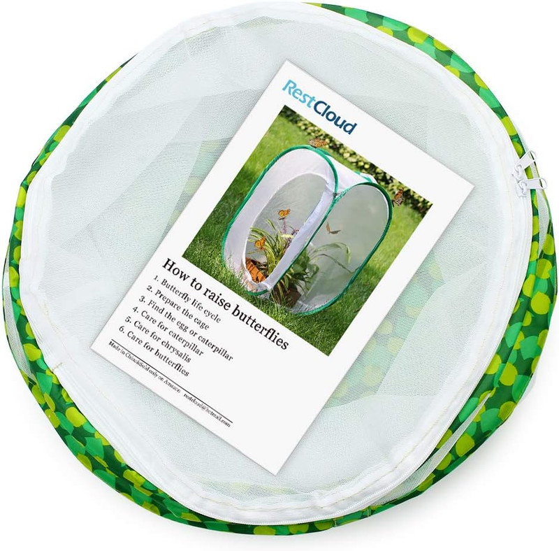 Insect and Butterfly Habitat Cage Terrarium Pop-Up 12" X 14" Tall gallery