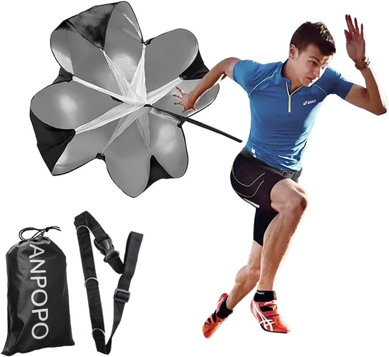 Resistance Running Parachute Bfsmile 56 Inch Speed Training