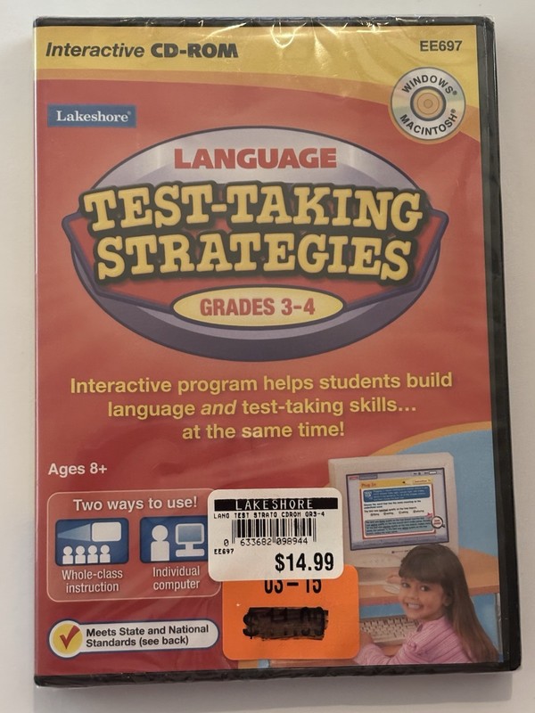 Lakeshore LANGUAGE TEST-TAKING STRATEGIES CD-ROM Grades 3-4