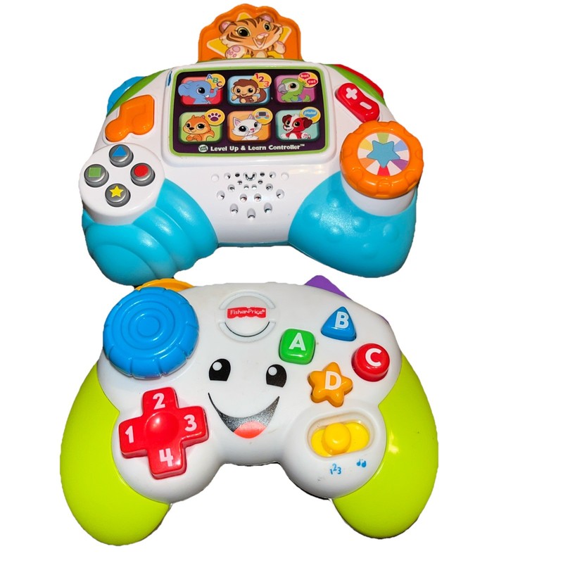Leap Frog Level Up & Learn Controller & Fisher P Game Controller 2-for-1 deal C2