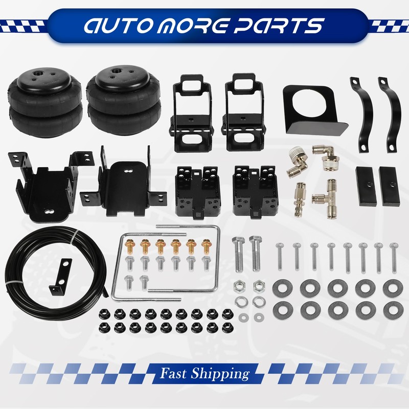 Fit for 99-04 Ford F250 2wd/4wd Truck Rear Air Suspension Bag Over Load Tow Kit