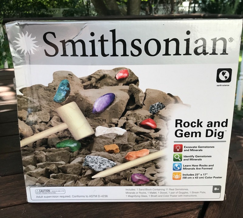 Smithsonian Earth Science Rock And Gem Dig Ages 8+
