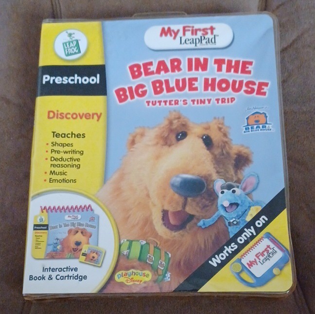 LeapFrog My First LeapPad Bear in the Big Blue House Shapes Music Emotions