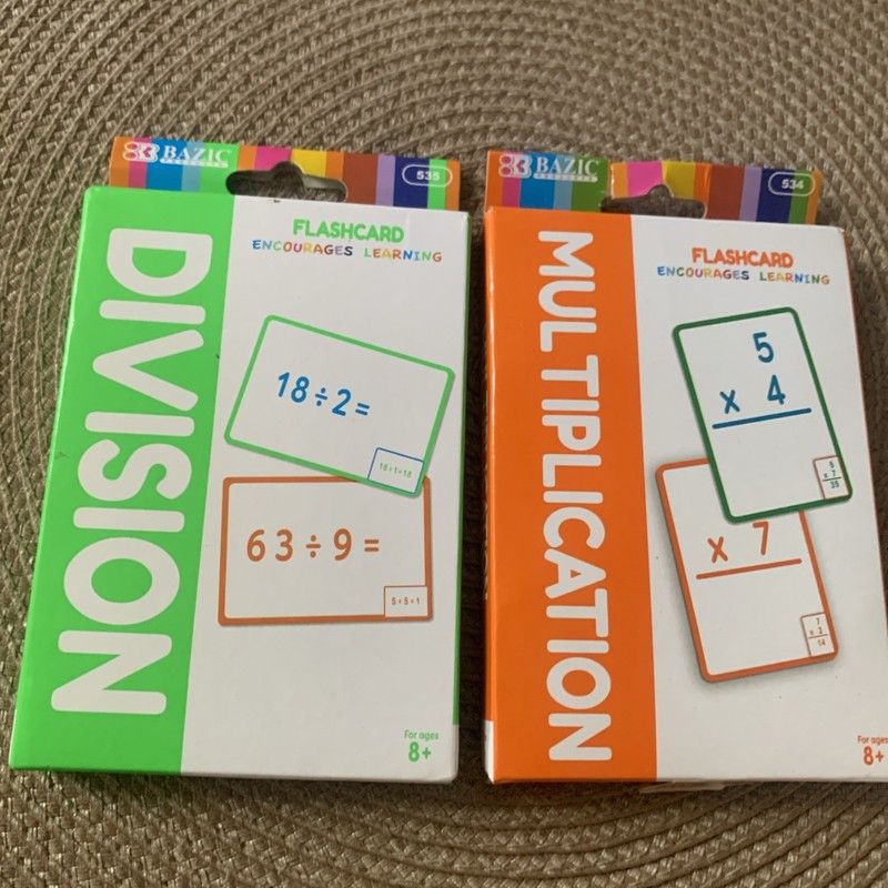 Division & Multiplication Flash card