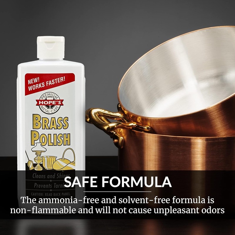 Brass Polish and Cleaner - Protective Tarnish Remover - Great Brass, Copper, ... gallery