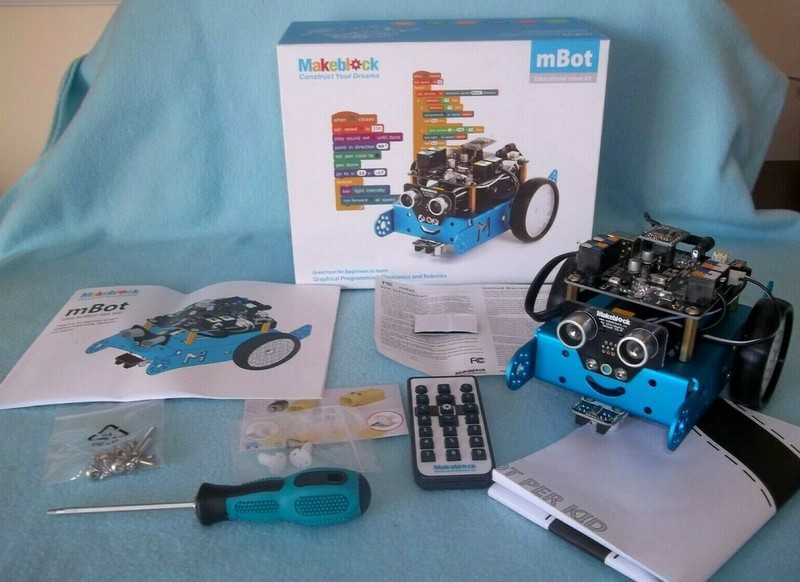 mBot Blue 2.4G Version Educational Robot Kit Makeblock Graphical Programming