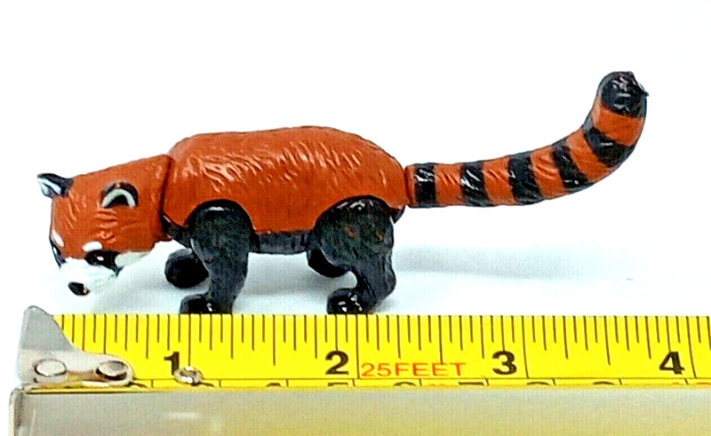 Red Panda Figure 2002 K&M International Poseable Articulated Black Striped Tail gallery