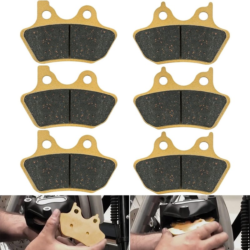 Brake Pads Heavy-duty Ceramics for Harley Davidson 2000-2007 Touring Flhtcu-i El