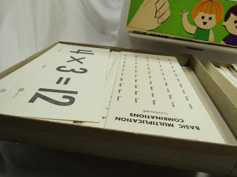 Vintage 1966 Division AND MULTIPLICATION Flash Cards Ed-U-Cards gallery