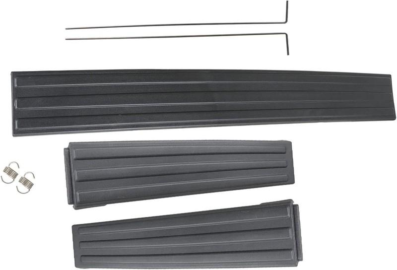 2009-2014 Ford F150 Flex Step Tailgate 3-Piece Flexible Molding Trim Black 3PCS gallery