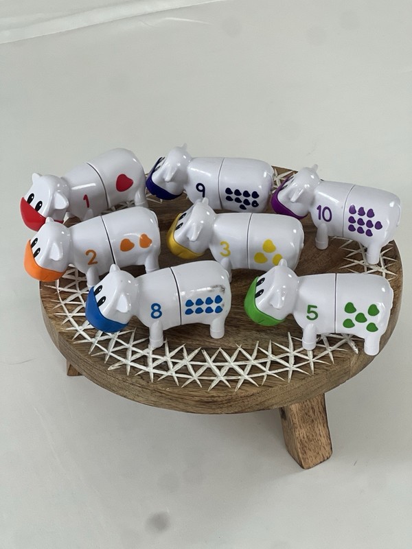 Learning Resources Snap-N-Learn Counting Cows Toy Numbers & Colors Replacement