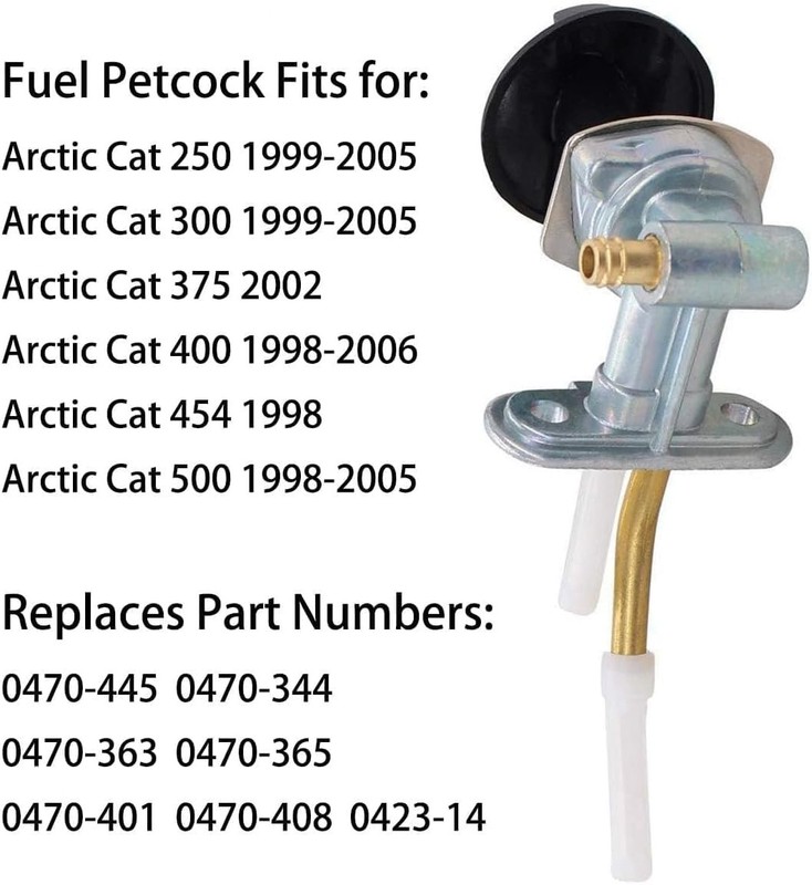 Earlyred Fuel Valve Petcock Tank Switch for Arctic Cat 250 300 400 375 454 500 gallery
