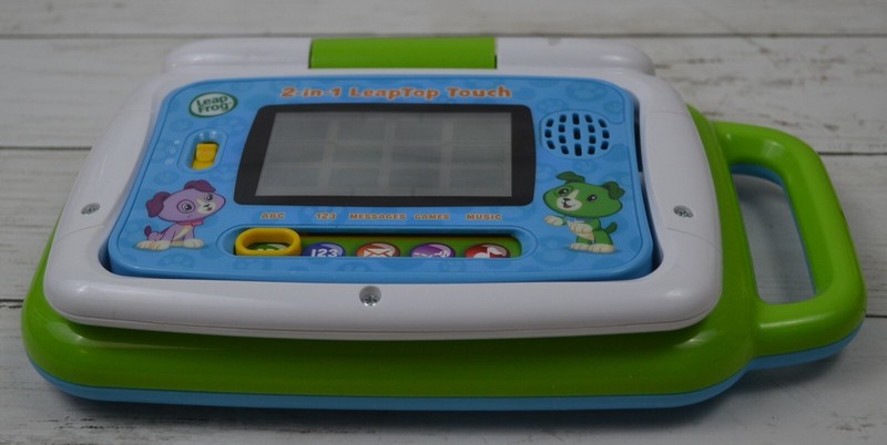 Toy Laptop 2-in-1 Touch Tablet Keyboard Letters Math Reading Games Preschool Kid gallery
