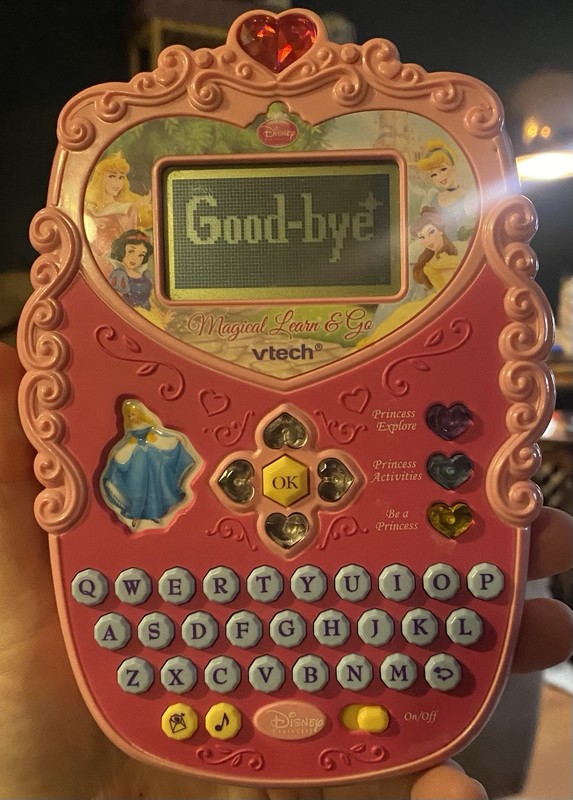 VTech DISNEY PRINCESS Magical Learn & Go Handheld Electronic Game ~ TESTED/WORKS gallery