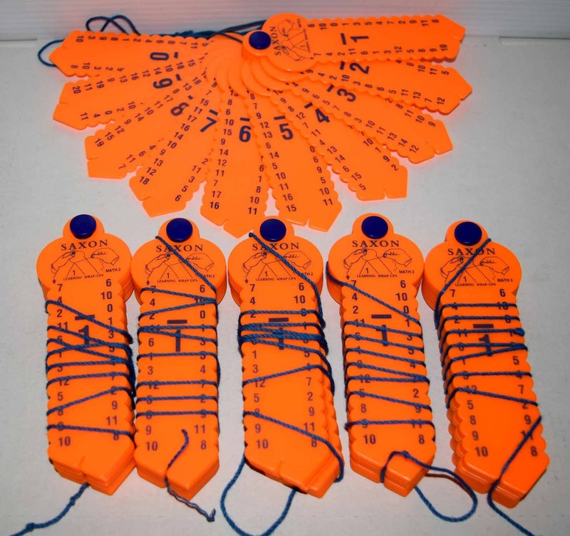 Lot of 6 – Saxon Math 2 Learning Wrap-Ups FREE SHIPPING !!!