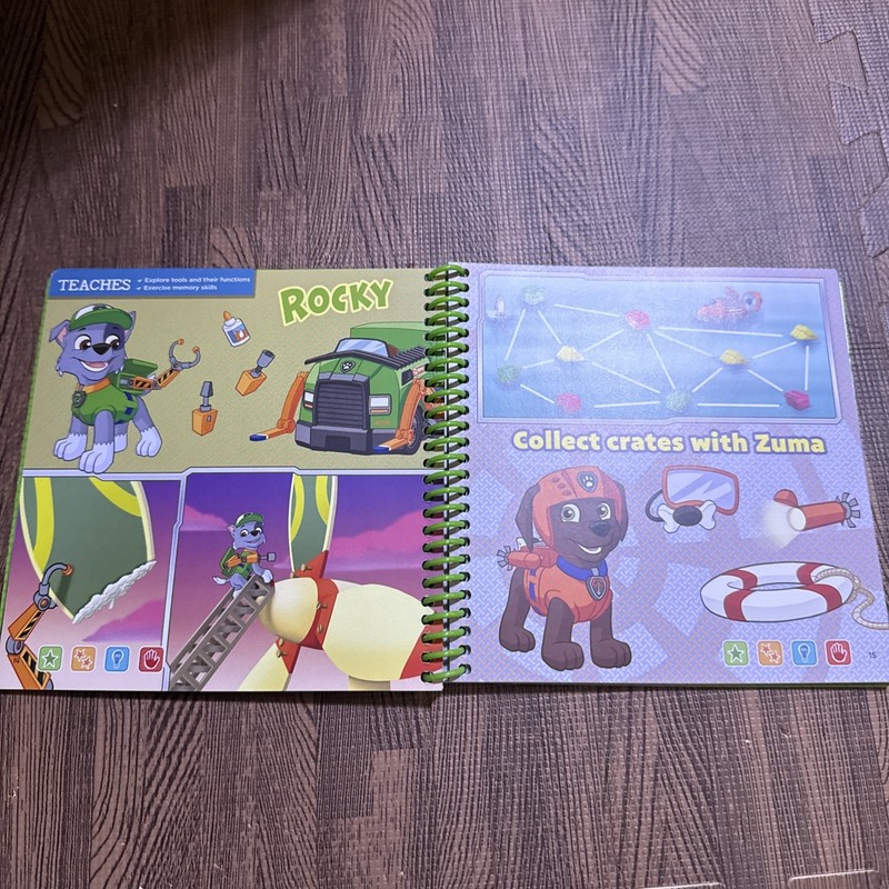 NEW LeapFrog Leap Start Pre-Kindergarten Book — AROUND THE TOWN WITH PAW PATROL gallery