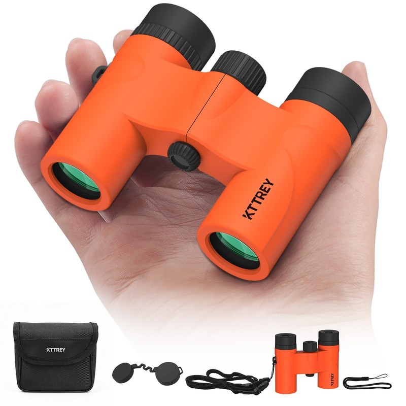 8×21 Compact Binoculars for Adults and Kids, Lightweight Pocket BAK4 Prism…