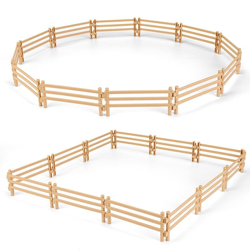24PCS Farm Animal Toys Corral Fence Educational Cake Toppers Kids 3-8 Years gallery