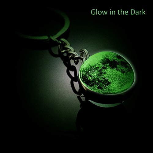 JWPavilion Solar System Planet keychain Accessories Pendant Glow One Size Moon gallery