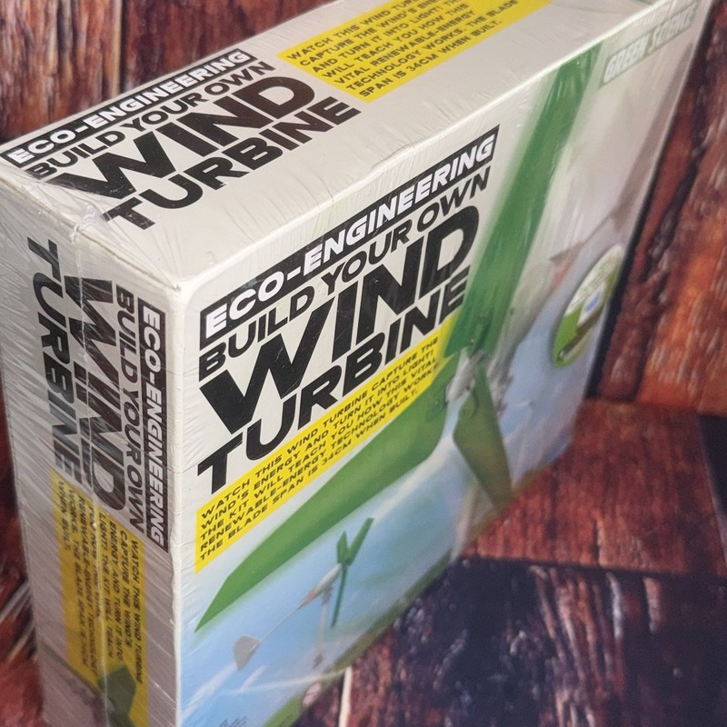 Eco-Engineering Build Your Own Wind Turbine Set Green Science NEW Sealed gallery
