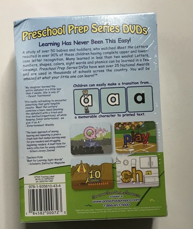 NEW, Sealed, Children's Educational Animation Preschool Prep Series 10 DVDs gallery