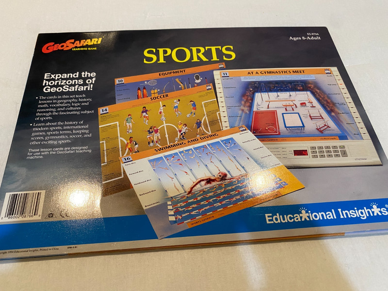 GeoSafari Electronic Learning Game -Sports -EI-8766