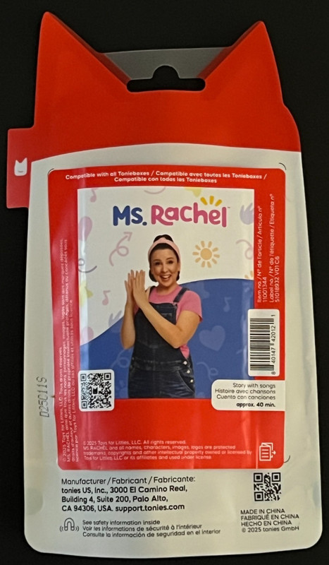 Tonies Ms. Rachel Official Electronic Storybook English NEW SEALED gallery