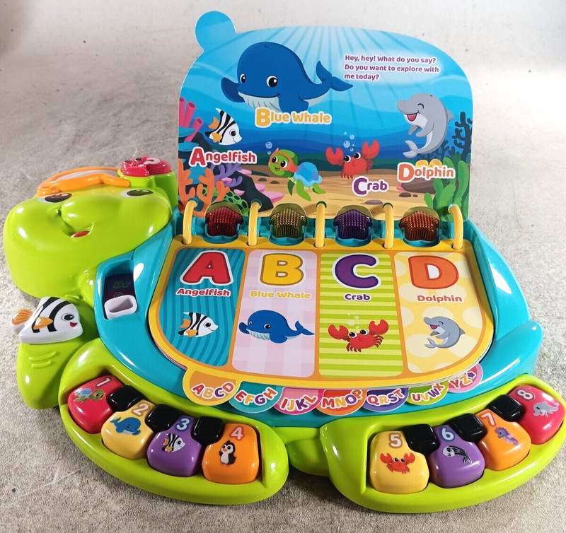 VTech Touch and Teach Turtle Educational Learning Toy ABC’s Music Reading