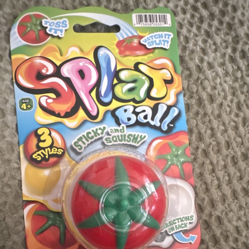JA-RU Splatt Ball Sticky Squishy Tactile Sensory Toy Ages 4+ 2021 MPN 1581023