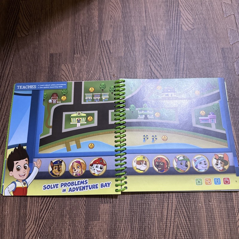 NEW LeapFrog Leap Start Pre-Kindergarten Book — AROUND THE TOWN WITH PAW PATROL gallery