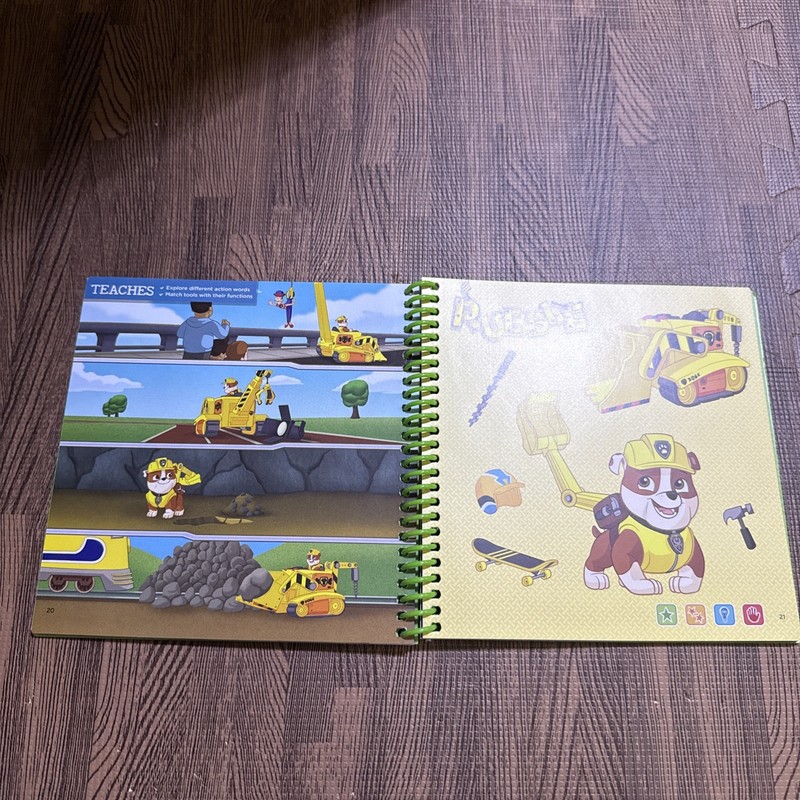 NEW LeapFrog Leap Start Pre-Kindergarten Book — AROUND THE TOWN WITH PAW PATROL gallery