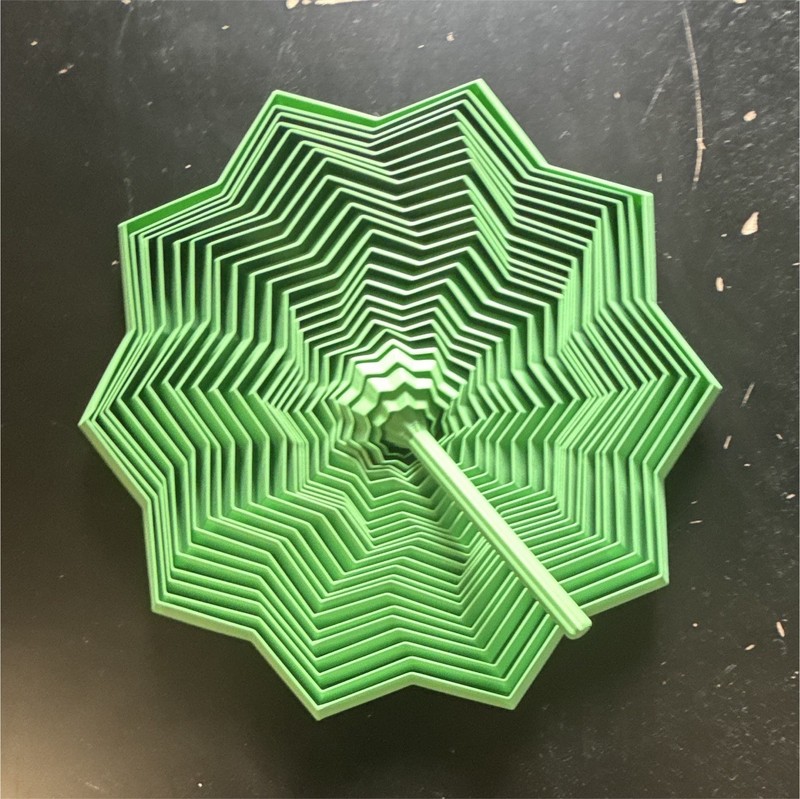 Tactile Sensory Toy Green Geometric Shape for Ages 8-11, 12-16, 17 Years & Up