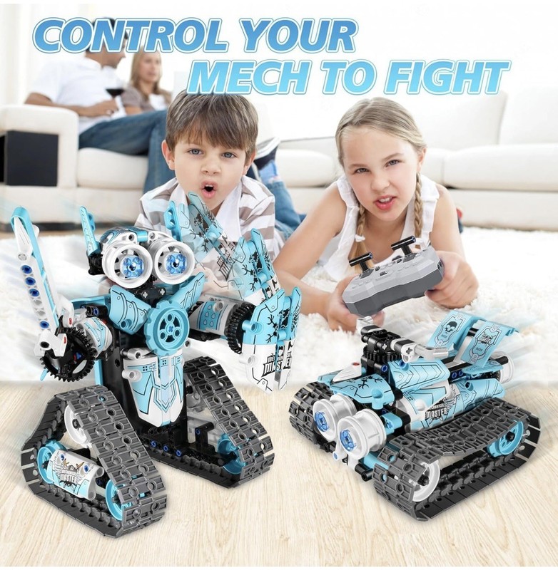 STEM 3in1 Robot Building Kit for Kids 6-12, APP Remote Control RC Toy For Kids gallery