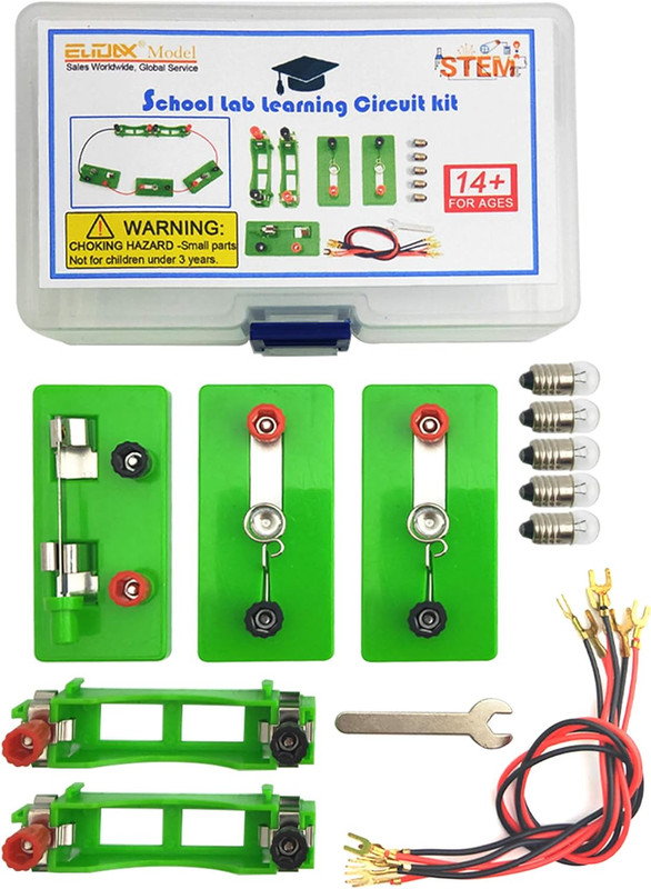 Physics Science Lab Learning Circuit kit,Electricity Experiment Set,Building Cir gallery