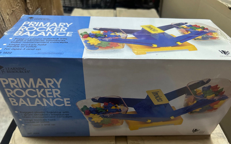 Primary Rocker Balance 1/2 Litre Rocker Scales Invicta LER 1522 Educational Toy gallery